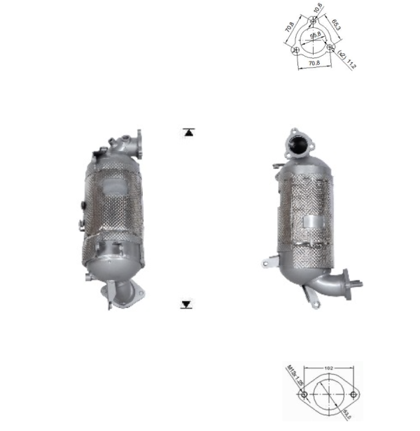 Filtro de partículas KIA SPORTAGE 2.0TD, 289B02F040