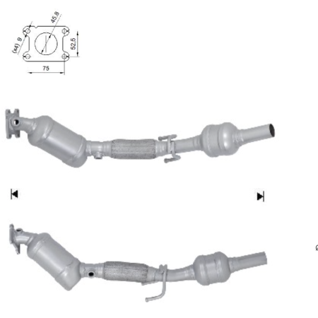 Catalizador SEAT MII, 1S0254500GX