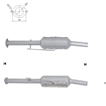 DPF FORD C-MAX 2.0TD, 2060458 2119767