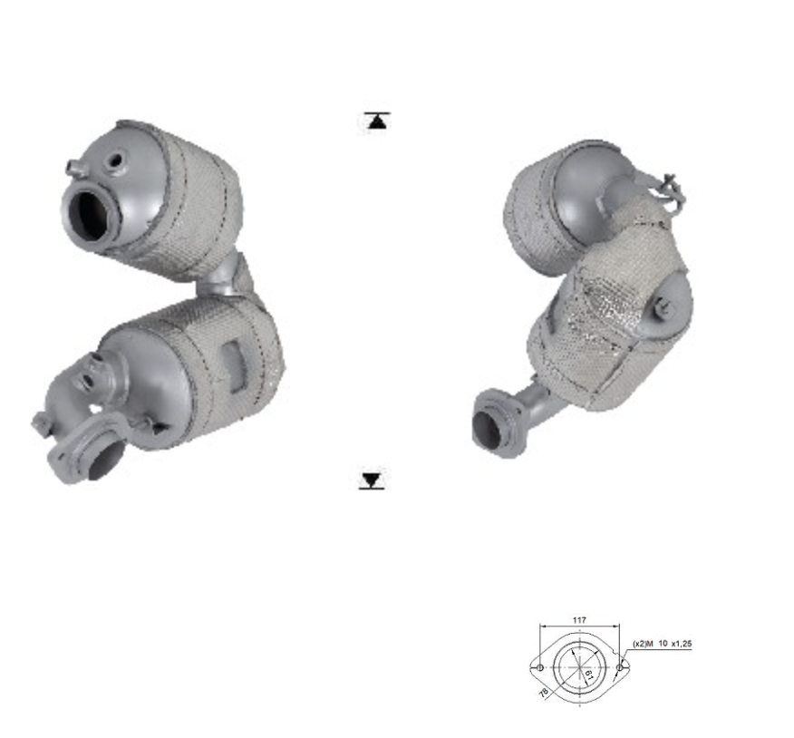 DPF TOYOTA AURIS 1.6TD, 25051YV030