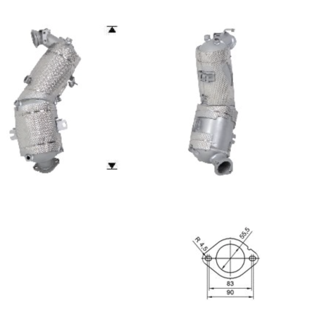 DPF FIAT 500X 1.3TD MJTD, 55283847