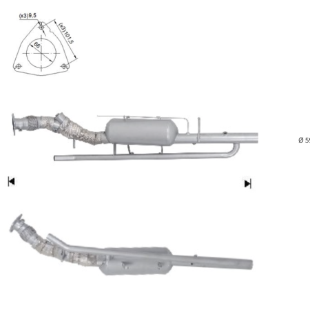 DPF DISCOVERY SPORT 2.0TD, LR104397 LR116037