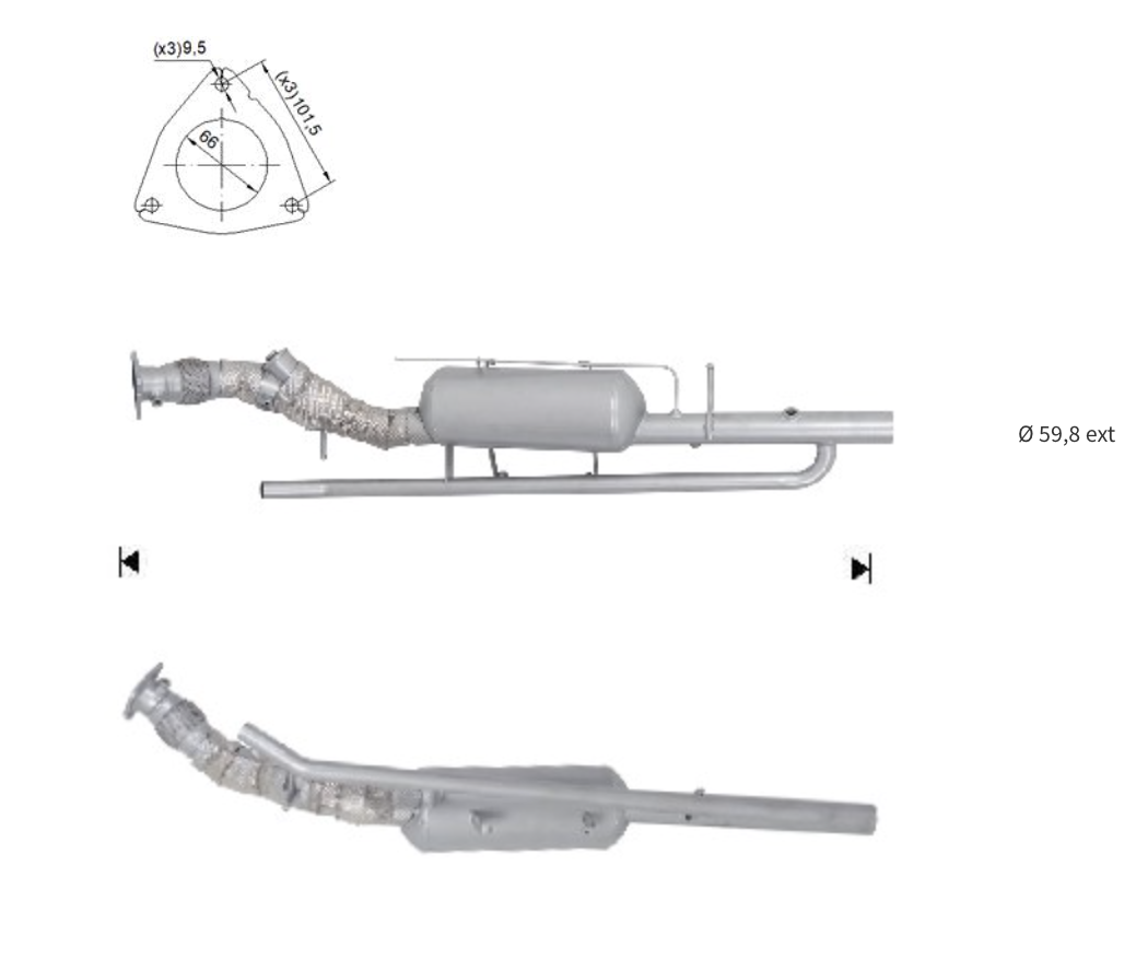 DPF DISCOVERY SPORT 2.0TD, LR104397 LR116037